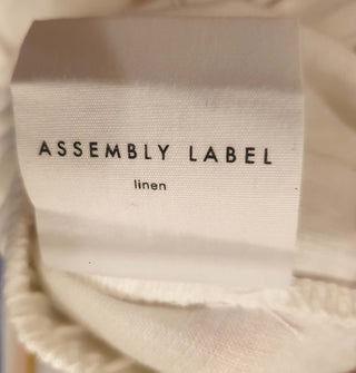 Assembly Label white linen maxi skirt size 14 Assembly Label preloved second hand clothes 11