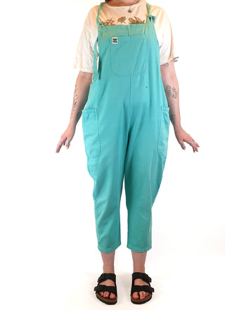 Lucy & Yak green overalls size UK 14 / AU 12 Lucy & Yak preloved second hand clothes 4