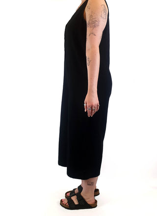 Lucy & Yak black cotton wide leg jumpsuit size 12 Lucy & Yak preloved second hand clothes 9