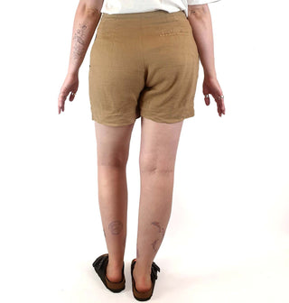 Assembly Label tan linen shorts size 12 Assembly Label preloved second hand clothes 8
