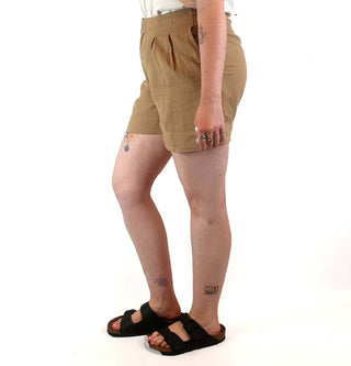 Assembly Label tan linen shorts size 12 Assembly Label preloved second hand clothes 7