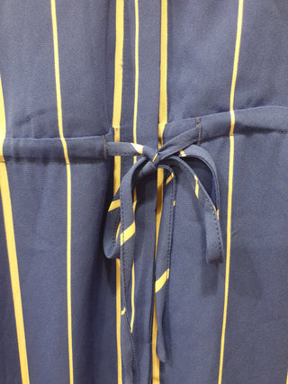 Selected Femme blue and white striped dress size 38 / AU 12 (as new with tags) Selected Femme preloved second hand clothes 11