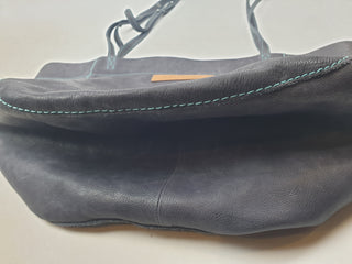 Nancybird dark grey leather bag with adjustable straps Nancybird preloved second hand clothes 8