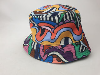 Elk colourful print bucket hat Elk preloved second hand clothes 3