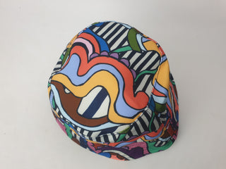 Elk colourful print bucket hat Elk preloved second hand clothes 4