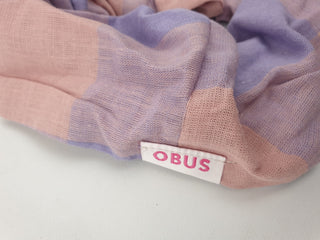 Obus purple plaid print scrunchie Obus preloved second hand clothes 6