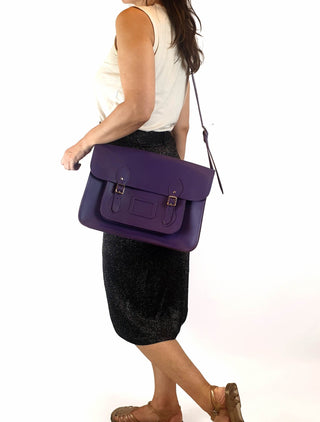 The Cambridge Satchel Company purple satchel The Cambridge Satchel Company preloved second hand clothes 1