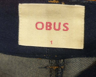 Obus dark denim wide leg jeans size 1, best fits size 8 Obus preloved second hand clothes 8