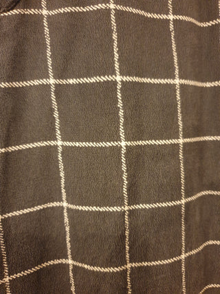 Steven Alan 100% silk black and white check pants size 2, best fits 8 Steven Alan preloved second hand clothes 9