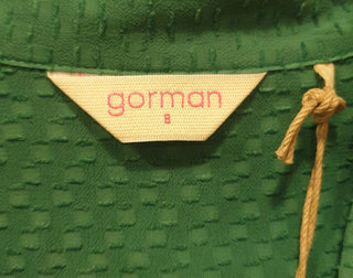 Gorman green "claudette" shirt size 8 (as new wwith tags) Gorman preloved second hand clothes 7