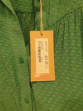 Gorman green "claudette" shirt size 8 (as new wwith tags) Gorman preloved second hand clothes 10