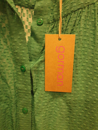 Gorman green "claudette" shirt size 8 (as new wwith tags) Gorman preloved second hand clothes 11