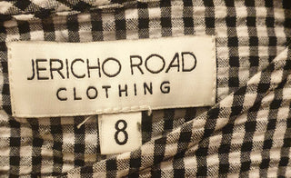 Jericho Road black and white gingham print top size 8 Jericho Road preloved second hand clothes 8