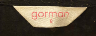 Gorman black half sleeve dress with subtle zig zag pattern size 8 Gorman preloved second hand clothes 9