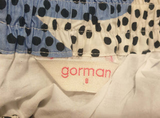 Gorman spotty print cotton feel long skirt size 8 Gorman preloved second hand clothes 8