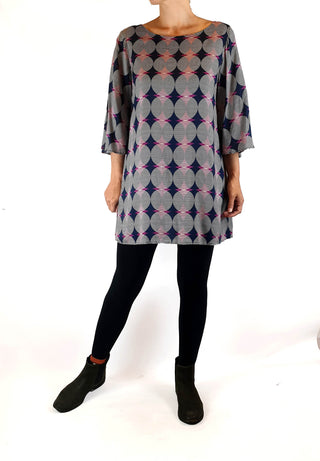 Totem unique print long sleeve dress size 0 (best fits 6-8) Totem preloved second hand clothes 4