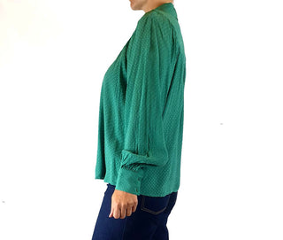 Gorman green "claudette" shirt size 8 (as new wwith tags) Gorman preloved second hand clothes 8