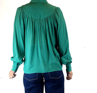 Gorman green "claudette" shirt size 8 (as new wwith tags) Gorman preloved second hand clothes 9