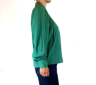 Gorman green "claudette" shirt size 8 (as new wwith tags) Gorman preloved second hand clothes 6