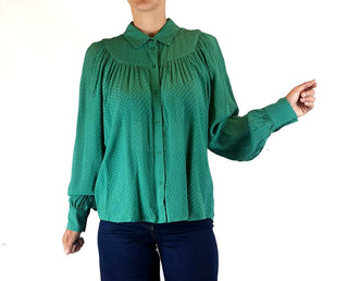 Gorman green "claudette" shirt size 8 (as new wwith tags) Gorman preloved second hand clothes 5