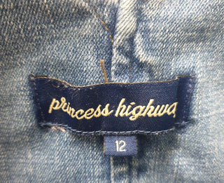 Princess Highway mid-denim overalls size 12 Princess Highway preloved second hand clothes 8