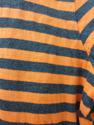 Marimekko orange and black long sleeve top size L, best fits 12-14 Marimekko preloved second hand clothes 8