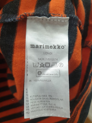 Marimekko orange and black long sleeve top size L, best fits 12-14 Marimekko preloved second hand clothes 9