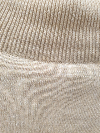 Plane 100% cotton natural coloured knit jumper size M Plane preloved second hand clothes 8