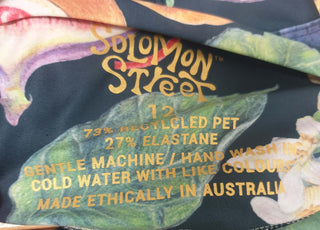 Solomon Street medetteranean fruit print yoga pants size 12 Solomon Street preloved second hand clothes 9