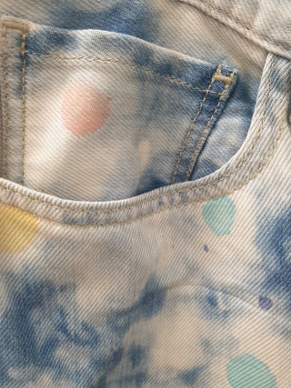 Gorman paint splatter print jeans size 14, fits size 12-14 Gorman preloved second hand clothes 9