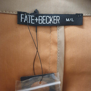 Fate + Becker tan trench coat size M/L Fate + Becker preloved second hand clothes 8