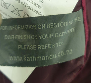 Kathmandu purple waterproof and windproof jacket size 12 Kathmandu preloved second hand clothes 12