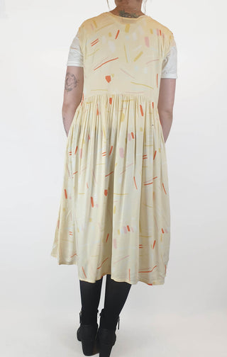 Frank & Dolly's yellow print sleeveless dress size M Frank & Dolly's preloved second hand clothes 7