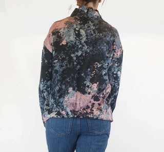 Cos pink and blue paint splatter long sleeve top size 42, best fits AU12 Cos preloved second hand clothes 6