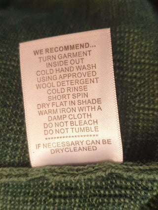 FROM NZ brand green 100% fine merino top, one size From preloved second hand clothes 10