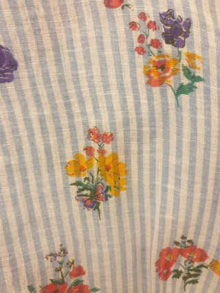 Little Tienda striped floral print maxi dress fits size 16-18 Little Tienda preloved second hand clothes 10