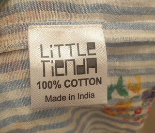 Little Tienda striped floral print maxi dress fits size 16-18 Little Tienda preloved second hand clothes 11