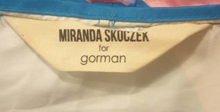 Gorman + Miranda Skoczek blue print raincoat size ML Gorman preloved second hand clothes 7