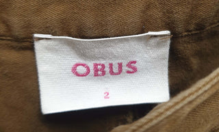 Obus tan brown pants size 2 / AU 10 Obus preloved second hand clothes 9