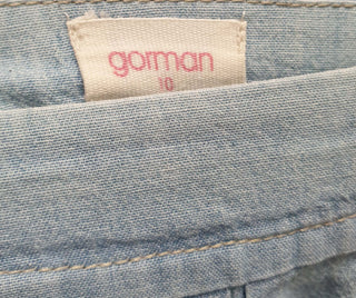 Gorman light denim skirt size 10 Gorman preloved second hand clothes 7