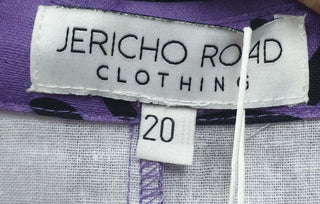 Jericho Road purple print boilersuit size 20 Jericho Road preloved second hand clothes 8