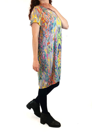 Elm colourful print dress size 10 Elm preloved second hand clothes 5