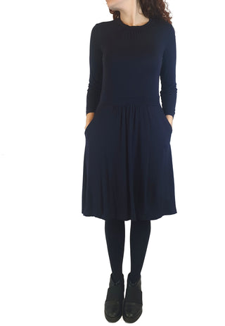 Boden navy long sleeve dress size UK 10 Boden preloved second hand clothes 2