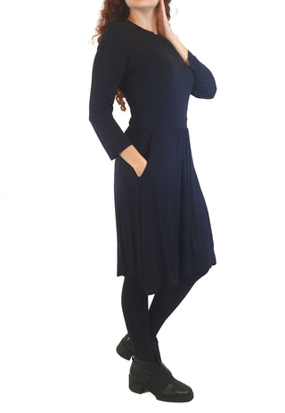 Boden navy long sleeve dress size UK 10 Boden preloved second hand clothes 6