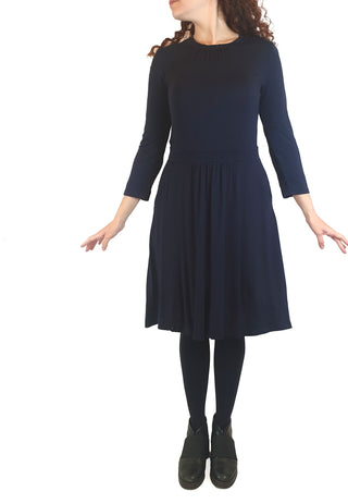 Boden navy long sleeve dress size UK 10 Boden preloved second hand clothes 1