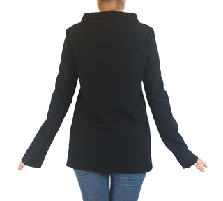 Cos black wool long sleeve high neck top size S Cos preloved second hand clothes 4
