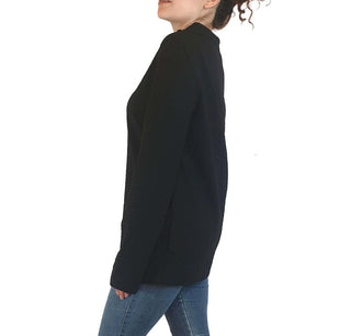 Cos black wool long sleeve high neck top size S Cos preloved second hand clothes 8