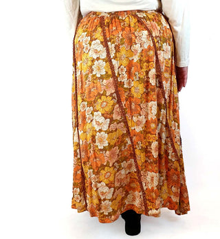 Bohemian Traders floral autumnal print skirt size 4XL Bohemian Traders preloved second hand clothes 8