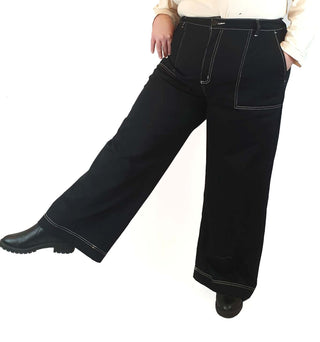 Obi black wide leg pants size 22 Obi New Zealand preloved second hand clothes 13