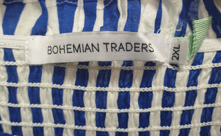 Bohemian Traders 100% cotton blue and white striped dress size 2XL Bohemian Traders preloved second hand clothes 10